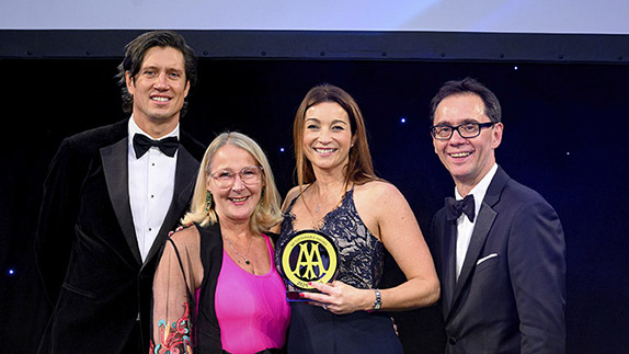 Gleneagles Hotel receiving their AA Sustainable Award in 2025