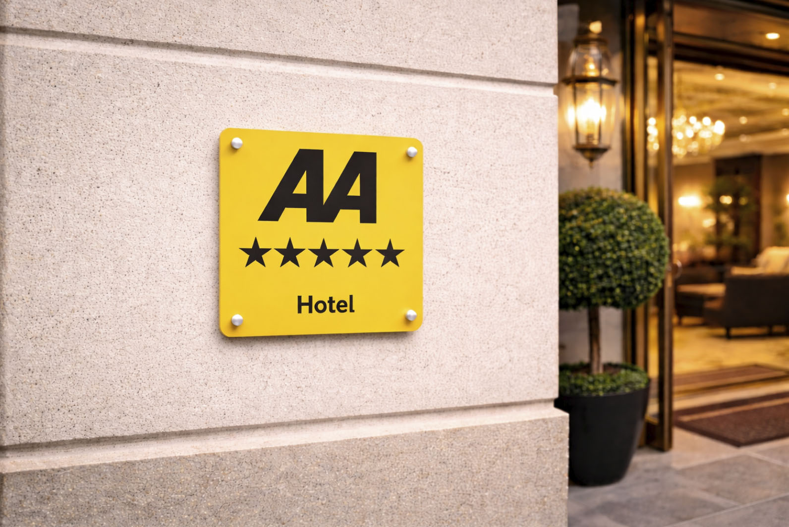 AA 5-star sign